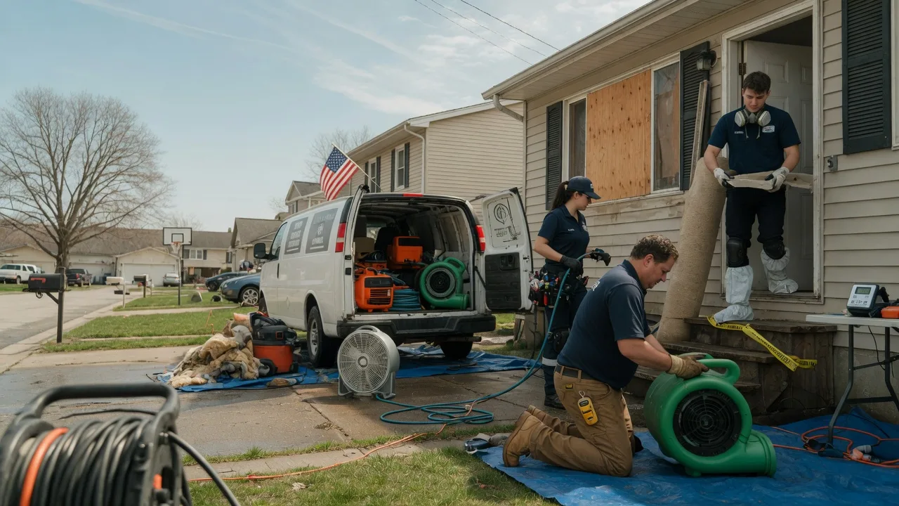 Water Damage Restoration in Morrison, IL near me